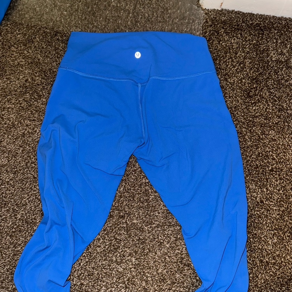 Lululemon pipe dream blue legging size 10